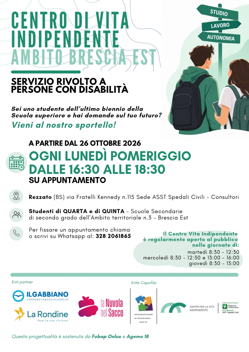 Sportello centro di vita indipendente